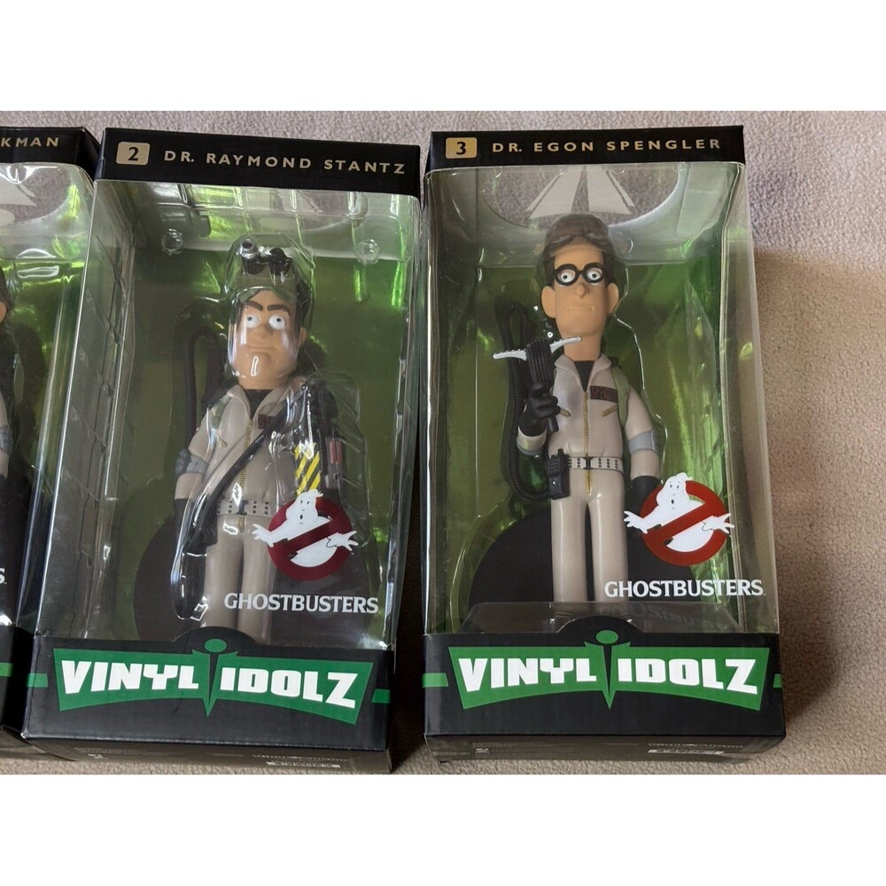 Vinyl Idolz Set of 3 Peter, Egon and Ray Ghostbusters 1 2 3 - Picture 2 of 10